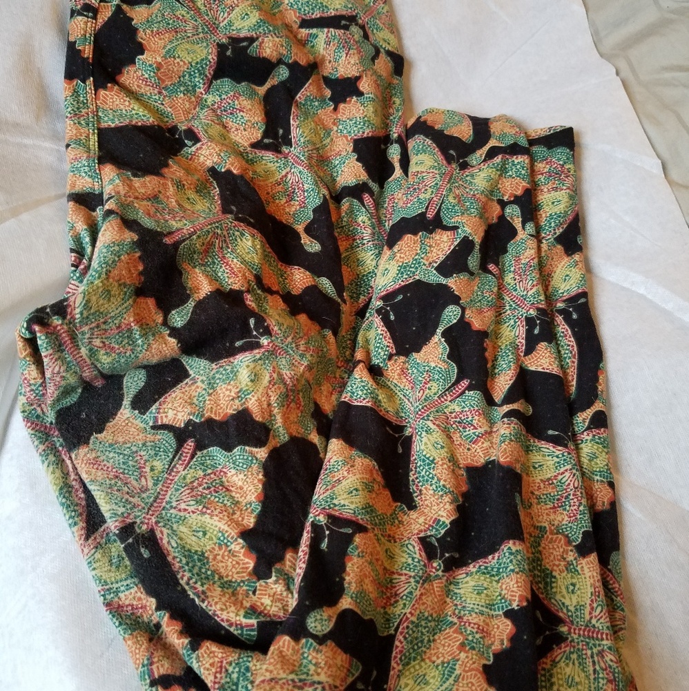 Tc lularoe leggings butterflies
